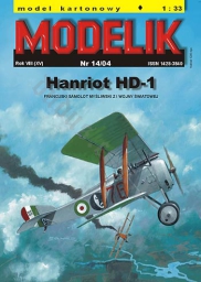 MODELIK 14/04 HANRIOT HD-1