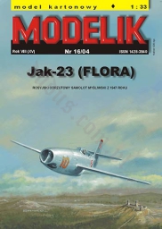 MODELIK 16/04 JAK-23 "FLORA"
