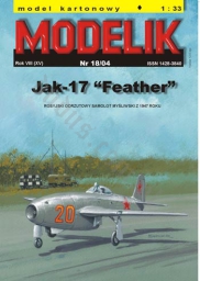 MODELIK 18/04 JAK-17 "FEATHER"