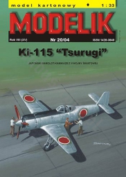 MODELIK 20/04 NAKAJIMA KI-115 "TSURUGI"