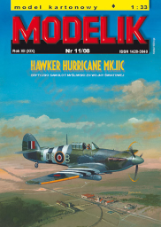 MODELIK 11/08 HAWKER HURRICANE Mk. IIC