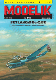 MODELIK 08/05 PETLAKOW Pe-2 FT