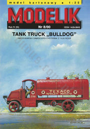 MODELIK 08/00 TANK TRUCK "BULLDOG"