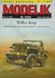 MODELIK 10/02 WILLYS JEEP