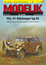 MODELIK 23/04 KÜBELWAGEN 1:16