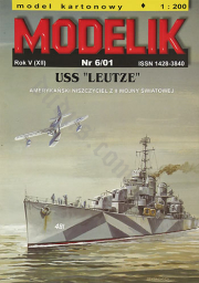 MODELIK 06/01 USS "LEUTZE" (klasa "FLETCHER")