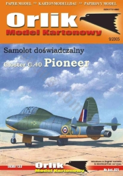 ORLIK 021 Samolot Gloster G.40 Pioneer