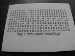 MODELIK A003 Łby nitów 1 mm