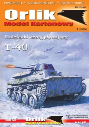 ORLIK 034 Radziecki czołg pływający T-40