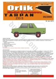 ORLIK A015 Samochód Tarpan 233 S