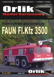 ORLIK A021 Samochód pożarniczy Faun Fl.Kfz 3500