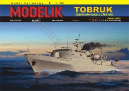 MODELIK 02/17 Tobruk libijski eskortowiec z 1966 roku