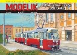 MODELIK 28/10 Tramwaj 102Na