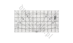 Szablon OLFA do cięcia QR-6x12 cali