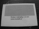 MODELIK A012 Nakrętki 1,5 mm z widoczną końcówką śruby