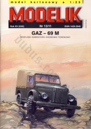 MODELIK 13/11 GAZ-69M