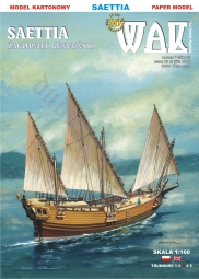 WAK 07-08/2015 Saettia żaglowiec genueński