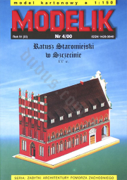 MODELIK 04/00 RATUSZ STAROMIEJSKI W SZCZECINIE