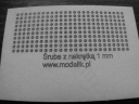 MODELIK A013 Nakrętki 1 mm z widoczną końcówką śruby