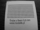 MODELIK A009 Łby śrub 0,8 mm