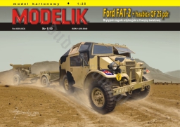 MODELIK 01/19 Ford FAT 2 + haubica QF 25 pdr