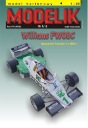 MODELIK 01/12 WILLIAMS FW 08 C