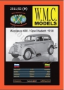 WMC 009 Opel Kadet 1938 / MOSKWICZ 400