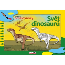 BETEXA 35MIXNEW Świat dinozaurów - malowanki