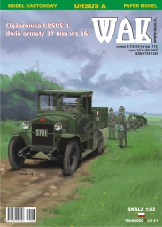 WAK 06-07/2019 Ciężarówka Ursus A i dwie armaty 37MM wz. 36